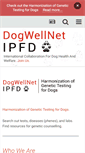 Mobile Screenshot of dogwellnet.com